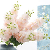 80CM Artificial Delphinium Hyacinth Flowers For Home Decors and Wedding Decors