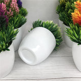 Artificial Flower Bushes Potted Flower Pots Plastic Fake Flowers Home Decorations Indoor Decors