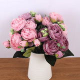 30cm Artificial Peony Flowers For Bouquet and Wedding Arrangements Home Decorations Living Room Bedroom Decors