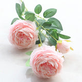 Beautiful Peony Artificial Flowers Silk Material Home Decoration, Wedding Decoration Fake High Quality Flowers