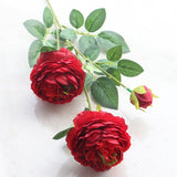 Beautiful Peony Artificial Flowers Silk Material Home Decoration, Wedding Decoration Fake High Quality Flowers