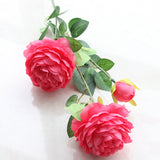 Beautiful Peony Artificial Flowers Silk Material Home Decoration, Wedding Decoration Fake High Quality Flowers