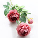 Beautiful Peony Artificial Flowers Silk Material Home Decoration, Wedding Decoration Fake High Quality Flowers