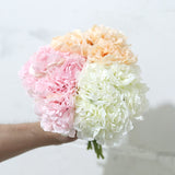 5 Heads Artificial Hydrangea Flowers Silk Material Artificial Flower Decors For Home Decorations Parties Fake Flowers