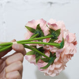 5 Heads Artificial Hydrangea Flowers Silk Material Artificial Flower Decors For Home Decorations Parties Fake Flowers