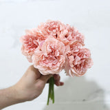 5 Heads Artificial Hydrangea Flowers Silk Material Artificial Flower Decors For Home Decorations Parties Fake Flowers