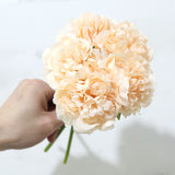 5 Heads Artificial Hydrangea Flowers Silk Material Artificial Flower Decors For Home Decorations Parties Fake Flowers