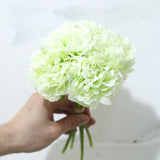 5 Heads Artificial Hydrangea Flowers Silk Material Artificial Flower Decors For Home Decorations Parties Fake Flowers