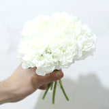 5 Heads Artificial Hydrangea Flowers Silk Material Artificial Flower Decors For Home Decorations Parties Fake Flowers