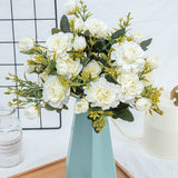 Artificial Peony Flowers High Quality Plastic Flowers Bouquets For Home Decors and Weddings Decors