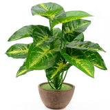 1Bunch 28CM/48CM  Artificial Scindapsus Aureus Leaf For Home Decoration Garden Decors Outdoor Decors