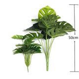 1Bunch 28CM/48CM  Artificial Scindapsus Aureus Leaf For Home Decoration Garden Decors Outdoor Decors