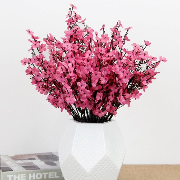 Artificial Cherry Blossoms Silk Artificial Flowers For Home Decorations Indoor Decors