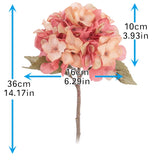 Artificial Hydrangea Flowers Home Decors Silk Plastic Flowers High Quality Fake Flowers Indoor Decorations