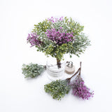 6 PCs Artificial Flower Bushes Artificial Flowers For Home Decors Indoor Decorations