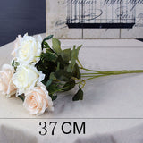 White Rose Artificial Flowers For Home Decorations High Quality Flower Decorations For Weddings and Parties