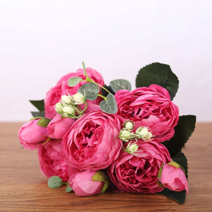 30cm Artificial Peony Flowers For Bouquet and Wedding Arrangements Home Decorations Living Room Bedroom Decors