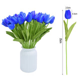 10PCs Artificial Tulip Flowers Real Feel Artificial Bouquets For Home Living Room Decorations Indoor Artificial Plants