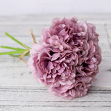 Artificial Peony Flowers For Home Decorations Weddings Bouquet Indoor Living Room Decors High Quality Fake Flowers