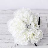 Artificial Peony Flowers For Home Decorations Weddings Bouquet Indoor Living Room Decors High Quality Fake Flowers