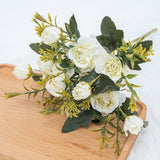 Artificial Peony Flowers High Quality Plastic Flowers Bouquets For Home Decors and Weddings Decors