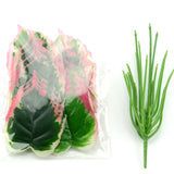 1Bunch 28CM/48CM  Artificial Scindapsus Aureus Leaf For Home Decoration Garden Decors Outdoor Decors