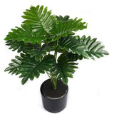 1Bunch 28CM/48CM  Artificial Scindapsus Aureus Leaf For Home Decoration Garden Decors Outdoor Decors