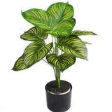 1Bunch 28CM/48CM  Artificial Scindapsus Aureus Leaf For Home Decoration Garden Decors Outdoor Decors