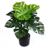 1Bunch 28CM/48CM  Artificial Scindapsus Aureus Leaf For Home Decoration Garden Decors Outdoor Decors