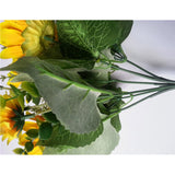 13 Heads Sunflower Artificial Yellow Flowers Best For Home Decors Artificial Flowers