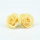 10 PCs 2.5cm Mini Rose Artificial Flowers Silk Material Fake Flowers For Wedding Decorations Home Decorations