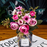 Peony Flower Decorations Artificial Flowers For Home Decors Wedding Decors Living Room Decorations Without The Pot