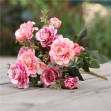 Artificial Bunch Of Roses For Home Decorations Wedding Decors Table Decors