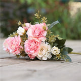 Artificial Bunch Of Roses For Home Decorations Wedding Decors Table Decors