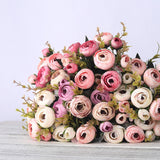 Artificial Beautiful Peony Bouquets For Home Wedding Party Decorations High Quality Silk Material Artificial Flowers