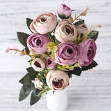 Artificial Beautiful Peony Bouquets For Home Wedding Party Decorations High Quality Silk Material Artificial Flowers