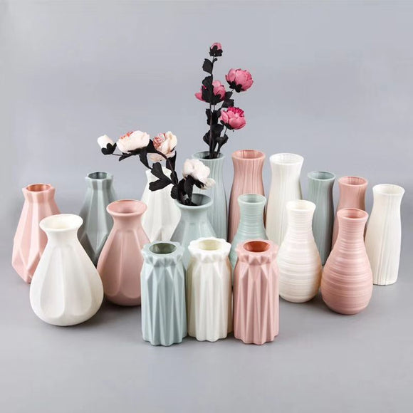 Modern Plastic Flower Pots For Home Decors Non-Ceramic Flower Pots For Decorations Nordic Style