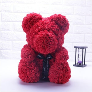 Rose Bear For Your Love Teddy Bear Shaped Roses Especially For Her