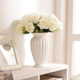 Modern European Style Ceramic Flower Vase For Home Decorations Table Top Vases For Home Decors