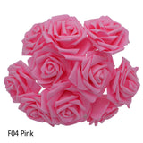 25 Heads 8CM New Artificial Foam Roses For Home Decorations Living Room Decorations Bedroom Decorations