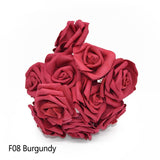 25 Heads 8CM New Artificial Foam Roses For Home Decorations Living Room Decorations Bedroom Decorations