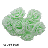 25 Heads 8CM New Artificial Foam Roses For Home Decorations Living Room Decorations Bedroom Decorations