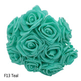 25 Heads 8CM New Artificial Foam Roses For Home Decorations Living Room Decorations Bedroom Decorations