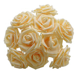 25 Heads 8CM New Artificial Foam Roses For Home Decorations Living Room Decorations Bedroom Decorations