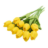 10PCs Artificial Tulip Flowers Real Feel Artificial Bouquets For Home Living Room Decorations Indoor Artificial Plants