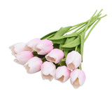 10PCs Artificial Tulip Flowers Real Feel Artificial Bouquets For Home Living Room Decorations Indoor Artificial Plants