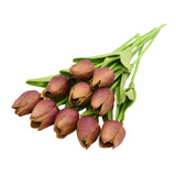 10PCs Artificial Tulip Flowers Real Feel Artificial Bouquets For Home Living Room Decorations Indoor Artificial Plants