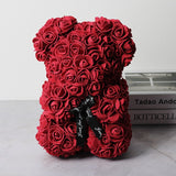 Rose Bear For Your Love Teddy Bear Shaped Roses Especially For Her