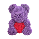 Rose Bears For Your Loved Ones Cute Bear Covered By Roses For Her Birthday Gift For Special Ones