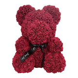 Rose Bears For Your Loved Ones Cute Bear Covered By Roses For Her Birthday Gift For Special Ones